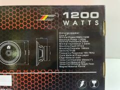 AQOUSTİCS SX-20SPL 20 CM MİDRANGE 1200 WATT MAXİMUM POWER 2 ADET