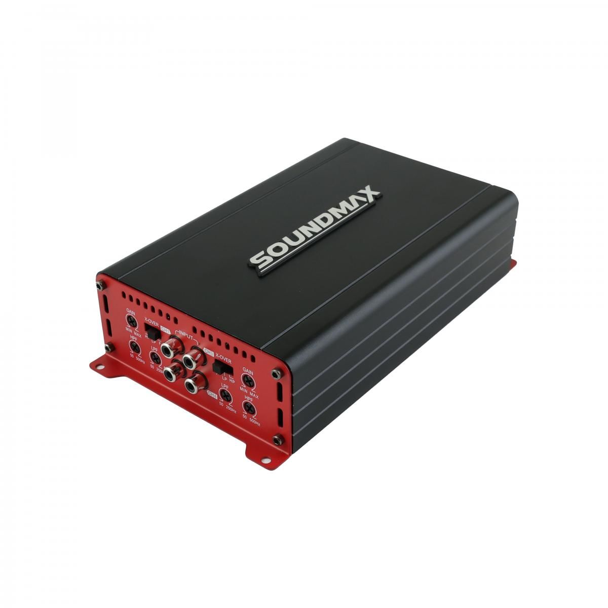 SOUNDMAX SX-LM4125.4D 4 KANAL CLASS D AMFİ 4 OHM 4X125 WATT RMS POWER