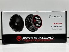 REISS AUDİO RS-M87EX 20 CM MİDRANGE 600 WAT MAXİMUM 300 WATT RMS POWER ÇİFT FİYATIDIR