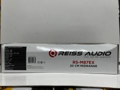 REISS AUDİO RS-M87EX 20 CM MİDRANGE 600 WAT MAXİMUM 300 WATT RMS POWER ÇİFT FİYATIDIR
