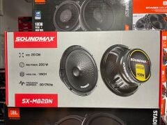 SOUNDMAX SX-M82BN 20 CM MİDRANGE 400 WATT MAXİMUM POWER 200 WATT RMS POWER ÇİFT FİYATIDIR