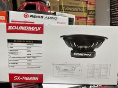 SOUNDMAX SX-M82BN 20 CM MİDRANGE 400 WATT MAXİMUM POWER 200 WATT RMS POWER ÇİFT FİYATIDIR