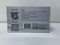 NEWFRON NF-VS105 3 KAMERALI KAYITLI 4K WİFİ KONTROLLÜ ARAÇ İÇİ KAMERA KAYIT CİHAZI DVR