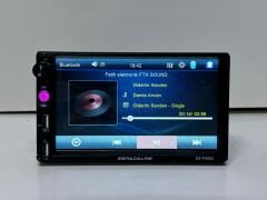 ES-P5002 SİNGLE DİN OTO TEYP 7 DOKUNMATİK EKRAN ŞAHİN DABIL TEYP USB BT KAMERA HEDİYE