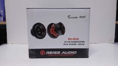 REISS AUDIO RS-RX8.D4 20 CM ÇİFT BOBİN 4 OHM SUBWOOFER BAS 800 WATT MAXİMUM POWER 1 ADET 400