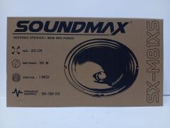 SOUNDMAX SX-M81XS 20 CM MİDRANGE 180WAT MAXİMUM POWER 90WAT RMS POWER