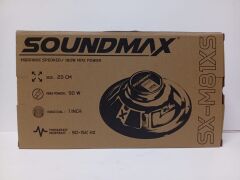 SOUNDMAX SX-M81XS 20 CM MİDRANGE 180WAT MAXİMUM POWER 90WAT RMS POWER