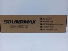 SOUNDMAX SX-M81XS 20 CM MİDRANGE 180WAT MAXİMUM POWER 90WAT RMS POWER