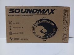 Soundmax SX-M52XS 13 CM MİDRANGE 100 WATT MAXİMUM POWER 50 WATT RMS POWER ÇİFT FİYATIDIR