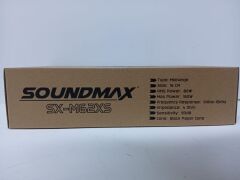 Soundmax SX-M62XS 16 CM MİDRANGE 160 WATT MAXİMUM POWER 80 WATT RMS POWER ÇİFT FİYATIDIR