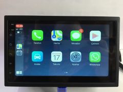 FTH SOUND 7'' ANDROİD 12 DOUBLE TEYP 2-32GB APPLE CAR PLAY KAMERA