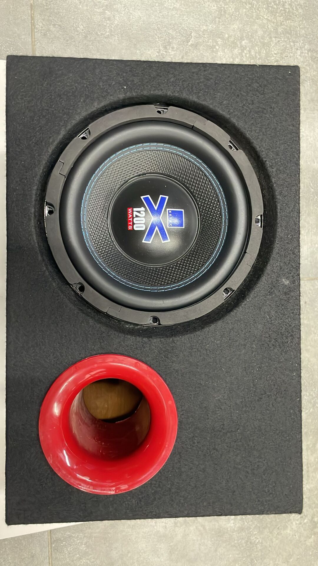 XETEC BHX-824 20 CM KABİNLİ SUBWOOFER BAS 1200 WATT ÇİFT BOBİNLİ 2+2 OHM 400 WATT RMS POWER