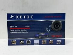 XETEC SP-137 13 CM KOAKSİYEL HOPARLÖR 150 WATT MAXİMUM POWER 2 YOLLU ÇİFT FİYATI