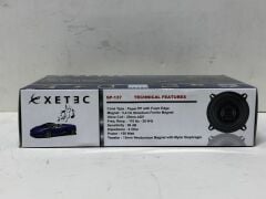 XETEC SP-137 13 CM KOAKSİYEL HOPARLÖR 150 WATT MAXİMUM POWER 2 YOLLU ÇİFT FİYATI