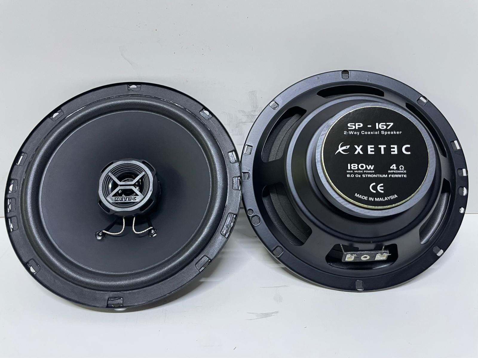 XETEC SP-167 16 CM KOAKSİYEL HOPARLÖR 180 WATT MAXİMUM POWER 2 YOLLU ÇİFT FİYATI