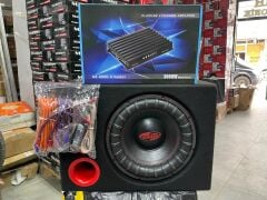 BM BOSCHMANN 30 CM 1400 WAT SUBWOOFER 3000 WATT 4 KANAL AMFİ KABLO TAKIMI KABİN