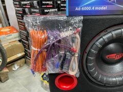 BM BOSCHMANN 30 CM 1400 WAT SUBWOOFER 3000 WATT 4 KANAL AMFİ KABLO TAKIMI KABİN