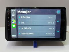 FİAT EGEA 2021 MULTİMEDYA TEYP ANDROİD 15 4-64 GB CARPLAY KAMERA HEDİYE