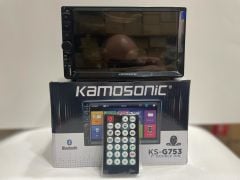 KAMOSONİC KS-G752 7'' DOUBLE TEYP USB SD AUX BLUETOOTH KAMERA HEDİYE