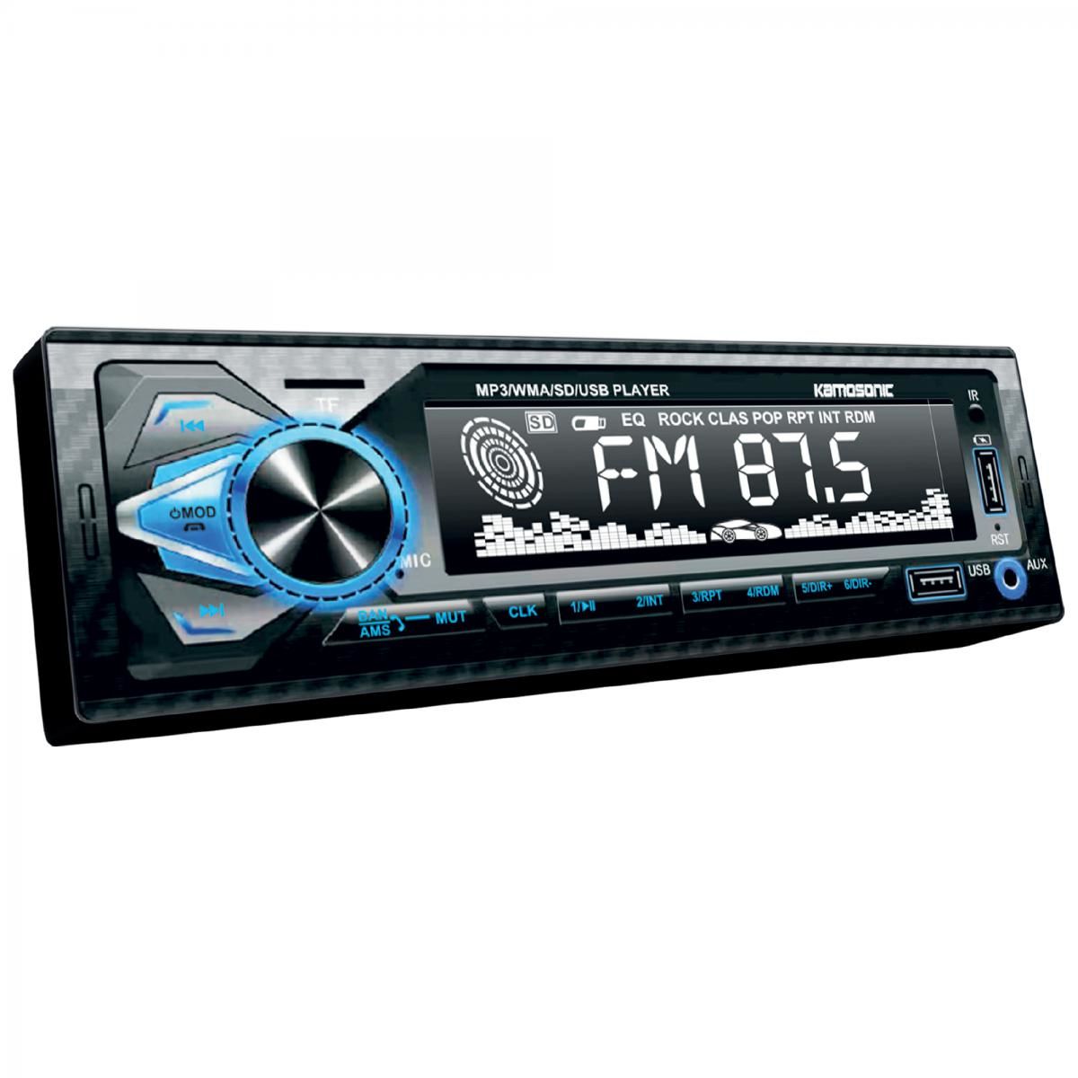 KAMOSONİC KS-MX804 OTO TEYP BLUETOOTH USB SD AUX AMFİ ÇIKIŞI