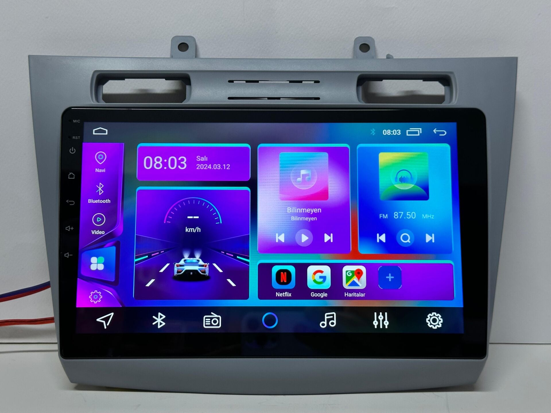 FORD TRANSİT CONNECT 2007-2012 MULTİMEDYA TEYP ANDROİD 15 4-64 GB CARPLAY KAMERA HEDİYE