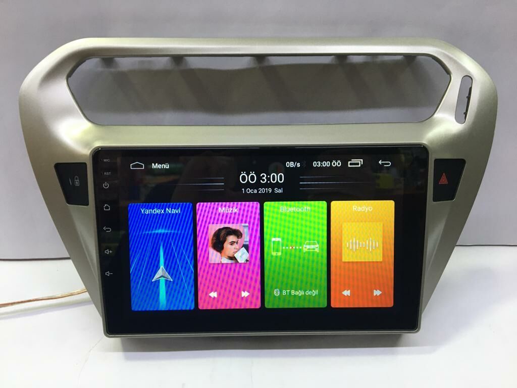 CİTROEN C-ELYSEE MULTİMEDYA TEYP ANDROİD 15 2-32GB CARPLAY KAMERA HEDİYE