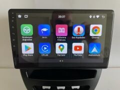 PEUGEOT 107 MULTİMEDYA TEYP ANDROİD 15 4-64 GB CARPLAY KAMERA HEDİYE