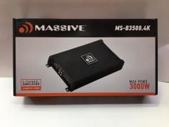 MASSİVE MS-B3500.4K 4 KANAL 3000 WATT AMFİ