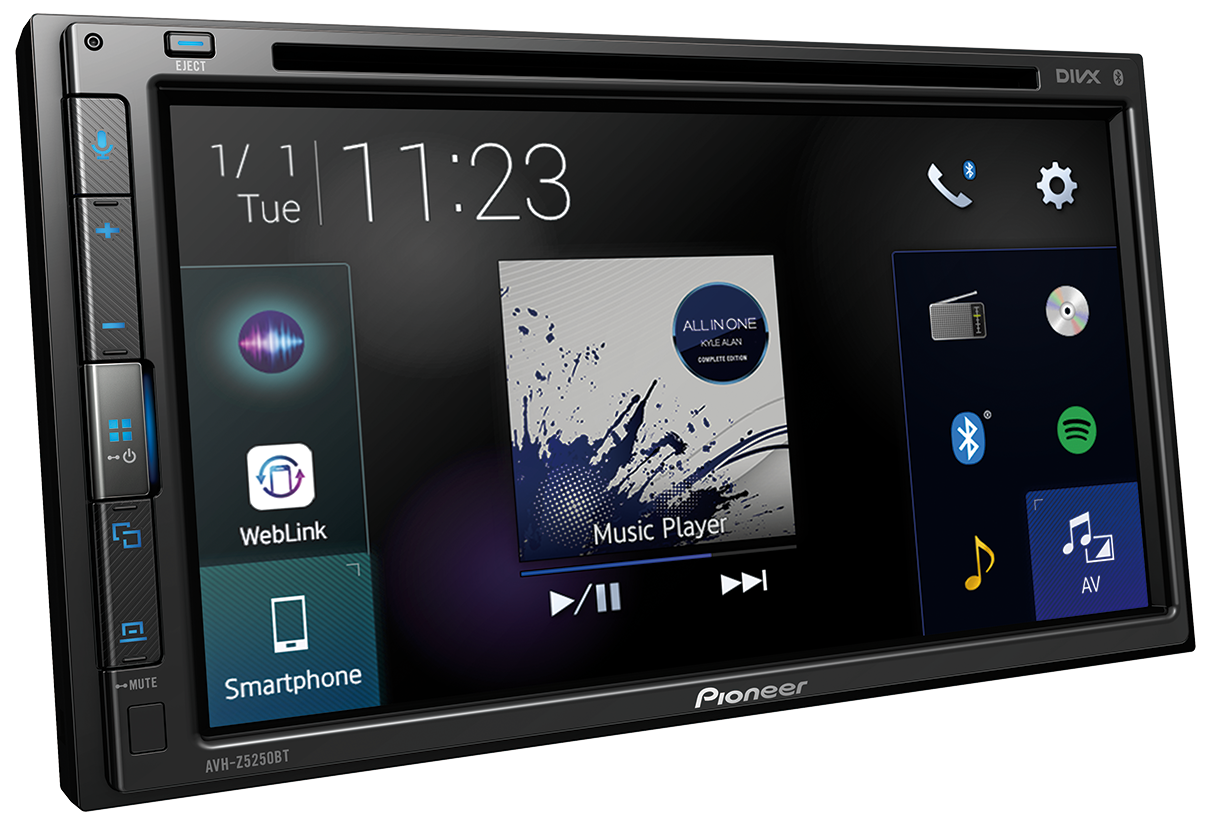 PIONEER AVH-Z5250BT DABIL TEYP DVD CAR PLAY 4 VOLT X3AMFİ ÇIKIŞI