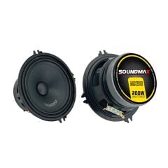 SOUNDMAX SX-MX50 MİDRANGE 13 CM 200 WATT MAXİMUM POWER 100 WATT RMS POWER CLOTH SURROUND