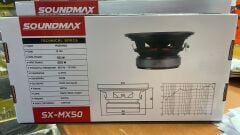 SOUNDMAX SX-MX50 MİDRANGE 13 CM 200 WATT MAXİMUM POWER 100 WATT RMS POWER CLOTH SURROUND