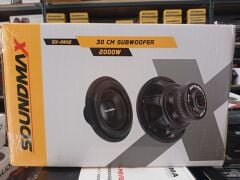 SOUNDMAX SX-AH12 30 CM SUBWOOFER BAS 4 OHM 2000 WATT MAXİMUM POWER ÇİFT BOBİNLİ