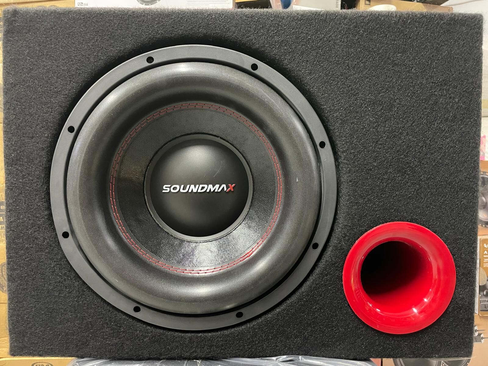 SOUNDMAX SX-AH12 30 CM KABİNLİ SUBWOOFER BAS 4 OHM 2000 WATT MAXİMUM POWER ÇİFT BOBİNLİ