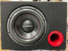 SOUNDMAX SX-AH12 30 CM KABİNLİ SUBWOOFER BAS 4 OHM 2000 WATT MAXİMUM POWER ÇİFT BOBİNLİ