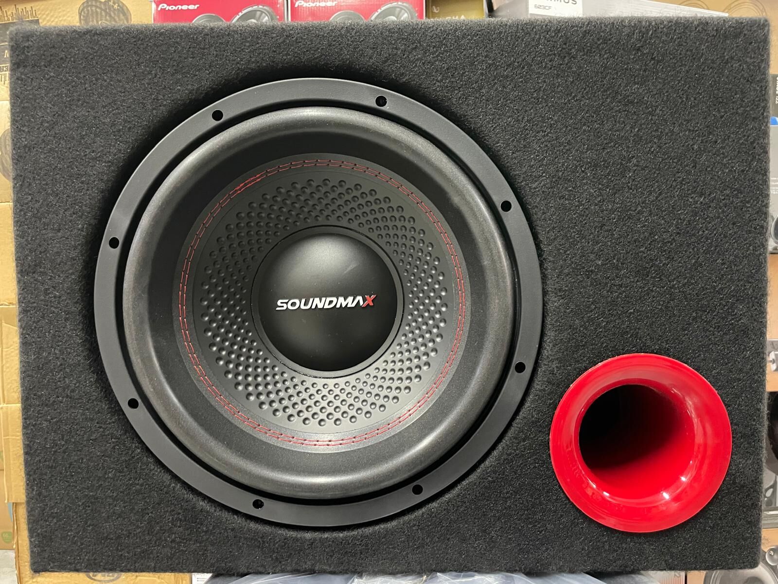 SOUNDMAX SX-BN12 30 CM KABİNLİ SUBWOOFER BAS 1500 WATT MAXİMUM POWER 300 WATT RMS POWER