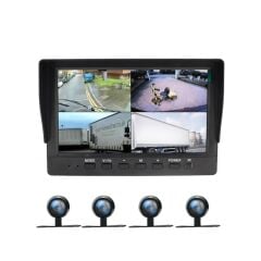 NEWFRON NF-DV750 7'' KAYITLI MONİTÖR + 4 KAMERALI OKUL SERVİS KAYIT CİHAZI 4'E BÖLÜNEBİLEN EKRAN