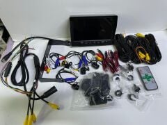 NEWFRON NF-DV750 7'' KAYITLI MONİTÖR + 4 KAMERALI OKUL SERVİS KAYIT CİHAZI 4'E BÖLÜNEBİLEN EKRAN