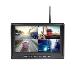 NEWFRON DW-105 7'' KABLOSUZ KAYITLI MONİTÖR + 4 KABLOSUZ KAMERA WİRELESS OKUL SERVİS KAYIT DVR CİHAZI