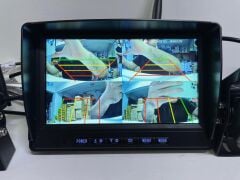 NEWFRON DW-105 7'' KABLOSUZ KAYITLI MONİTÖR + 4 KABLOSUZ KAMERA WİRELESS OKUL SERVİS KAYIT DVR CİHAZI