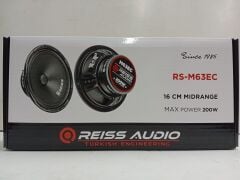 REISS AUDİI RS-M63EC 16 CM MİDRANGE 200 WATT MAXİMUM POWER 100 WATT RMS POWER