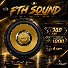 ADS 30 CM SUBFOOFER BAS GOLD KABİNLİ 1000 WATT MAXİMUM 300 RMS