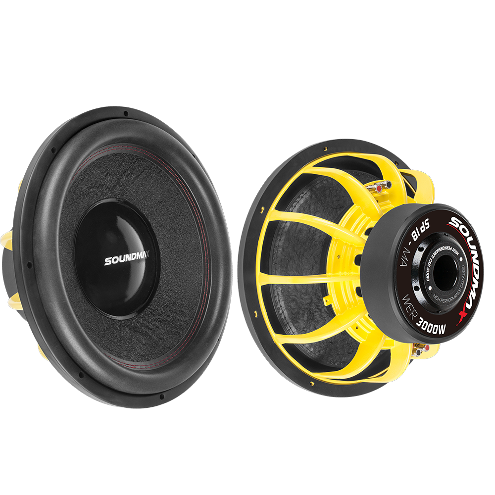 SOUNDMAX SX-SP18 46 CM SUBWOOFER BAS 2 OHM 3000 WATT MAXİMUM POWER