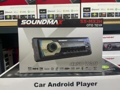 SOUNDMAX SX-MX2H OTO TEYP BT USB AUX RGB EQ AMFİ ÇIKIŞI