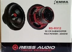 REISS AUDIO RS-RX12.D2 30 CM SUBWOOFER BAS 2 OHM 2000 WATT MAXİMUM POWER ADET FİYATIDIR