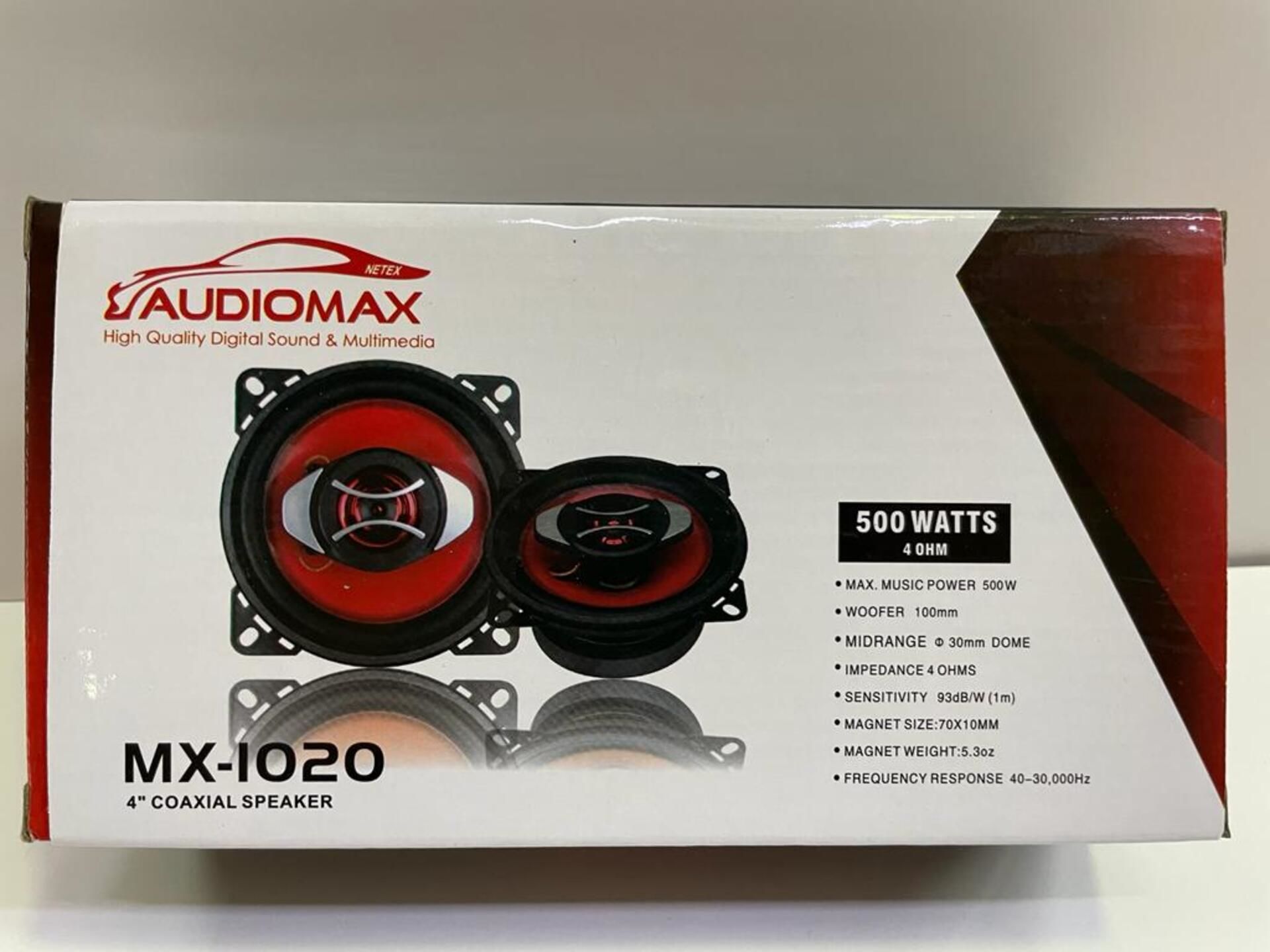 AUDİOMAX MX-1020 10 CM HOPARLÖR 500 WATT MAXİMUM POWER ÇİFT FİYATIDIR