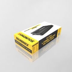 REİSS AUDİI RS-GH12 30 CM SUBWOOFER BAS 1400W + SOUNDMAX SX-2700.4AB 3000W 4 KANAL AMFİ KABLO KABİN