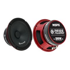 REİSS AUDİO RS-M5PX 13 CM MİDRANGE 250 WATT MAXİMUM POWER 100 WATT RMS POWER