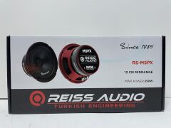 REİSS AUDİO RS-M5PX 13 CM MİDRANGE 250 WATT MAXİMUM POWER 100 WATT RMS POWER