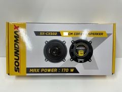SOUNDMAX SX-CX502 13 CM HOPARLÖR 170 WATT MAXİMUM POWER ÇİFT FİYATIDIR