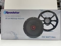 ROADSTAR RDH-M200PRO 20 CM MİDRANGE 250 WATT MAXİMUM POWER